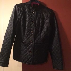 Isaac Mizrahi live leather jacket